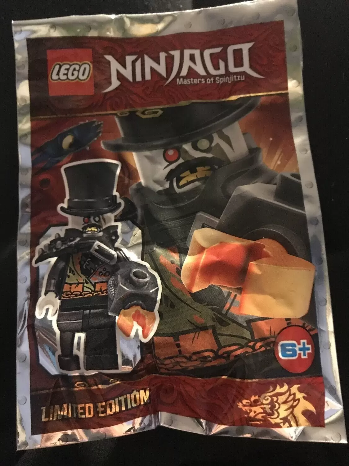 Lego Ninjago 891948 Hierro Baron Mini Figuras para Niños Juguete De Lámina De Pack limitada A3 