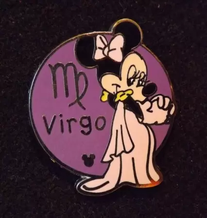 Disney Pins Open Edition - 2012 Hidden Mickey Series - Zodiac Collection - Virgo - Minnie