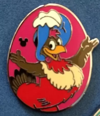 Disney Pins Open Edition - 2014 DLR Hidden Mickey Series - Disney Birds - Clara Cluck