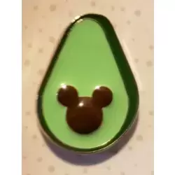 Mickey and Minnie Mouse Avocado Pin Set - Mickey