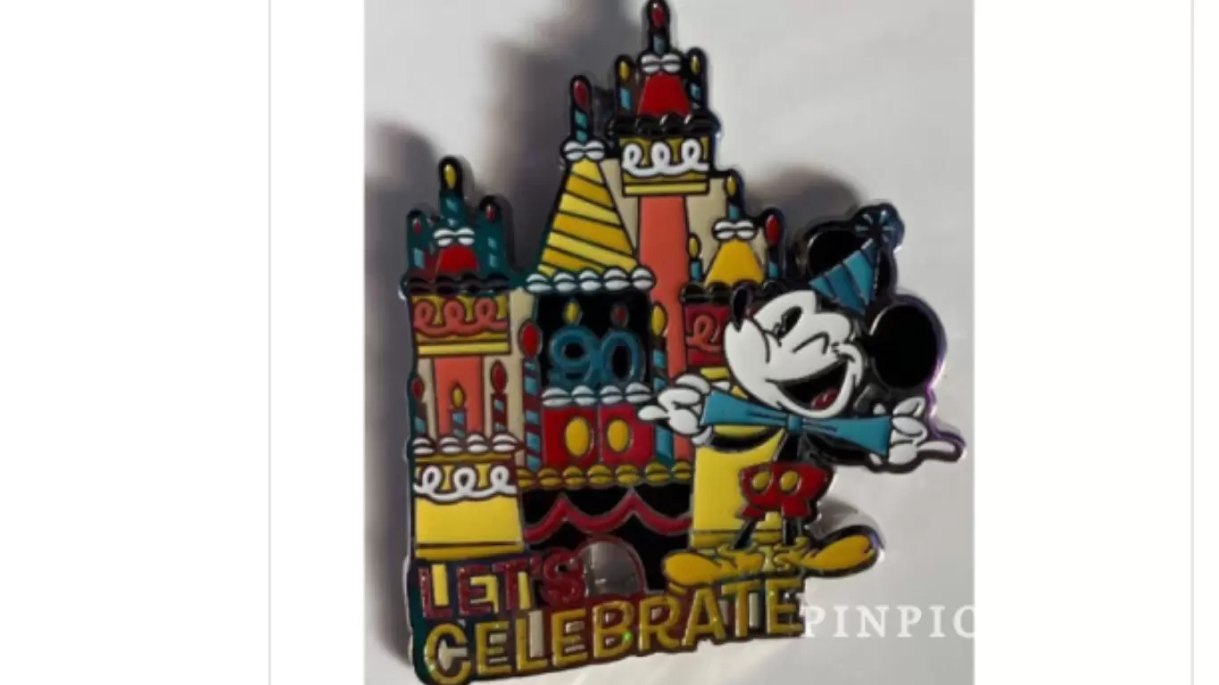 Disney - Pins Open Edition - Mickey\'s 90th Celebration - Let\'s Celebrate