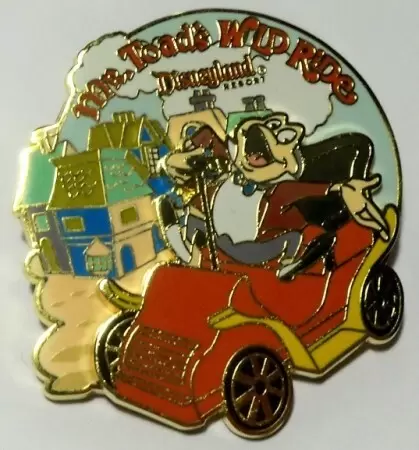 Disney Pins Open Edition - Mr. Toad\'s Wild Ride Disneyland Resort Pin on Pin