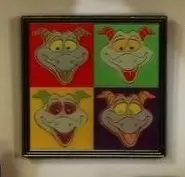 The Museum of Pin-tiquities - The Museum of Pin-tiquities - Disney Pin Celebration 2009 - Figment Art Gallery Framed Set - Andy Warhol Figment