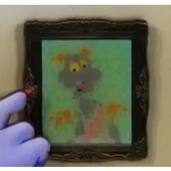 The Museum of Pin-tiquities - Disney Pin Celebration 2009 - Figment Art Gallery Framed Set - Monet Figment