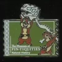 The Museum of Pin-tiquities - Gift Pin Set - Stamp Pins - Chip & Dale