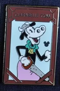 2012 Hidden Mickey - DCA Construction Fence - 2012 Hidden Mickey - DCA Construction Fence - Clarabelle Cow