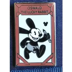 2012 Hidden Mickey - DCA Construction Fence - Oswald the Lucky Rabbit