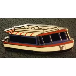 2013 Hidden Mickey Series - Boat Transportation - Friendship III (Blue & Red)