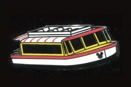 Disney Pins Open Edition - 2013 Hidden Mickey Series - Boat Transportation - Friendship IV (Yellow & Orange)