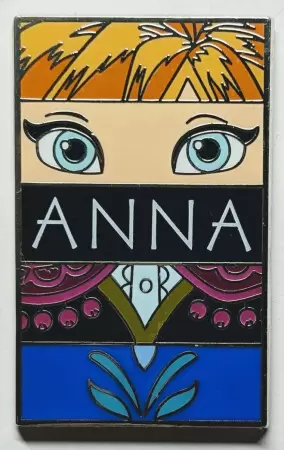 Disney Pins Open Edition - Disney Parks - Frozen Elsa and Anna Set - Anna