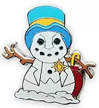 Disney Pins Open Edition - Disney Snowman Mystery Pin Pack - Jiminy Cricket