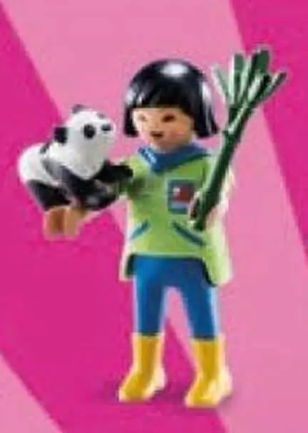 Playmobil Figures : Series 19 - Child with Panda