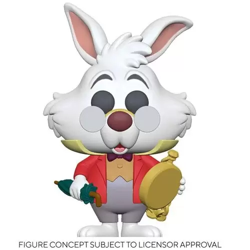 POP! Disney - Alice in Wonderland 70th - White Rabbit Flocked