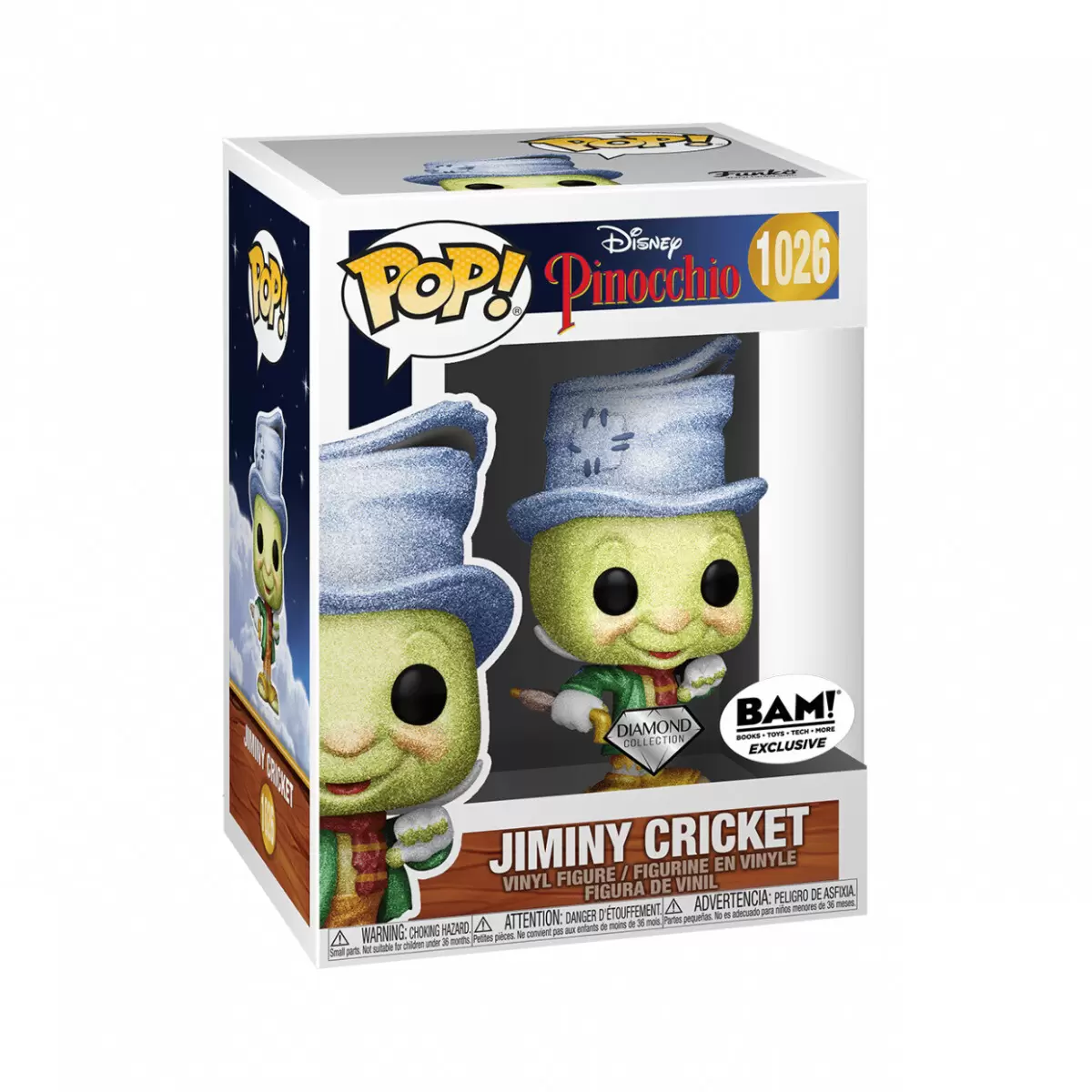 POP! Disney - Pinocchio - Jiminy Cricket Diamond Collection