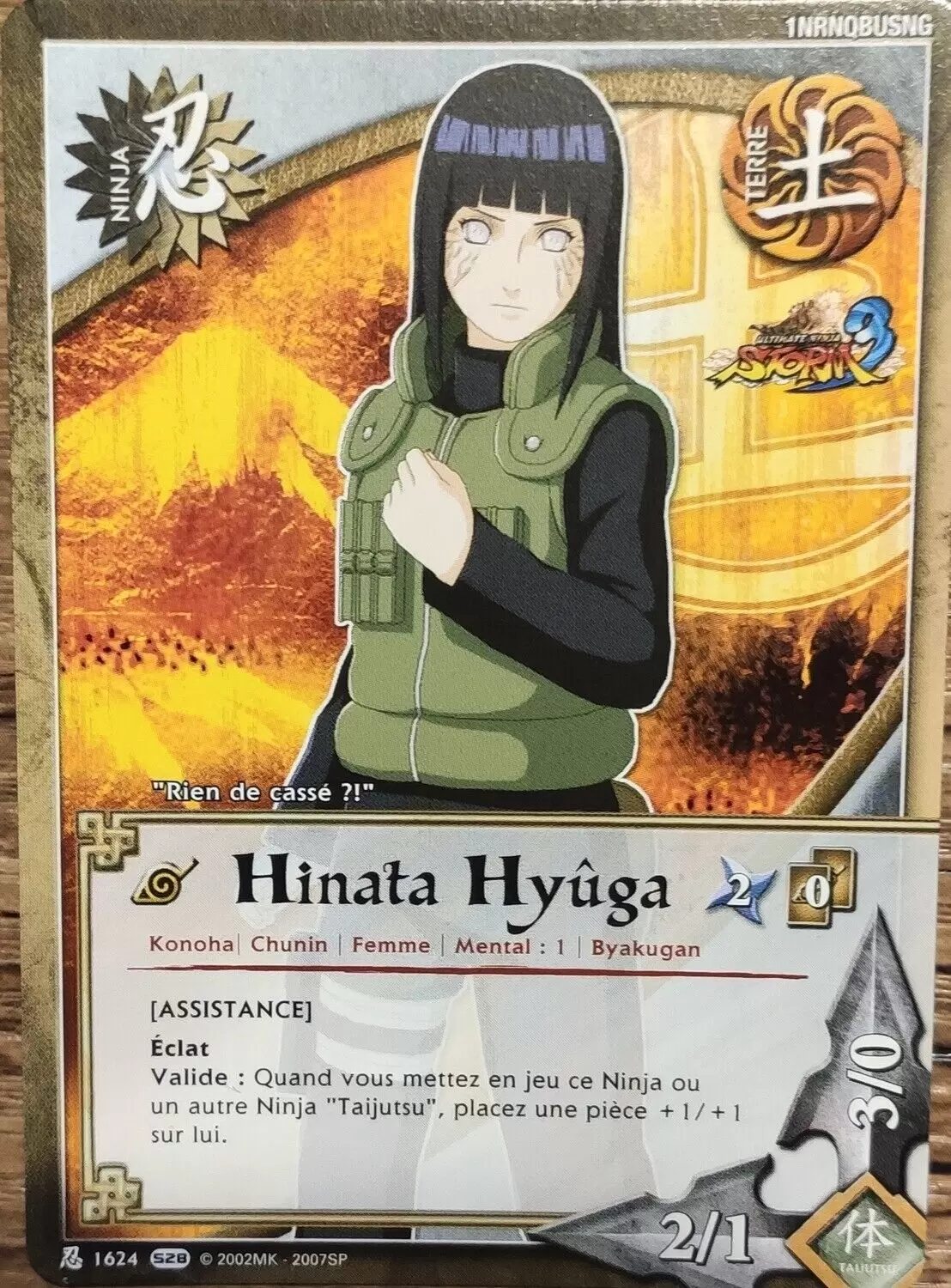 Cartes Naruto Série 28 - Hinata Hyûga