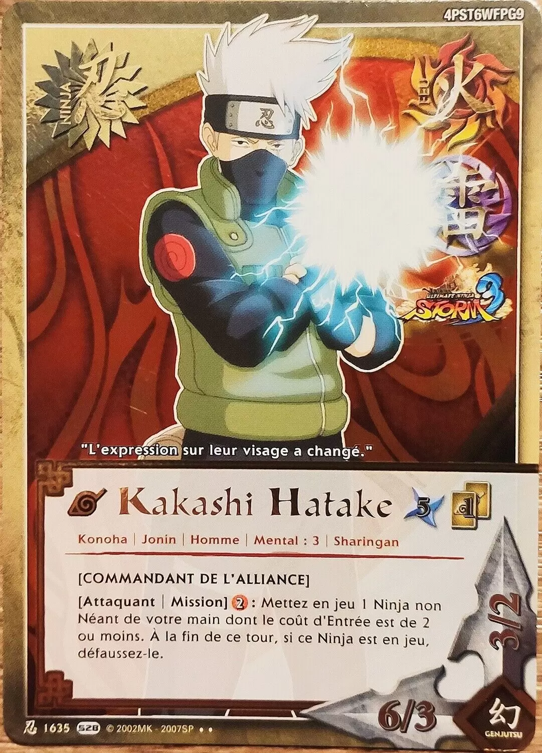 Cartes Naruto Série 28 - Kakashi Hatake