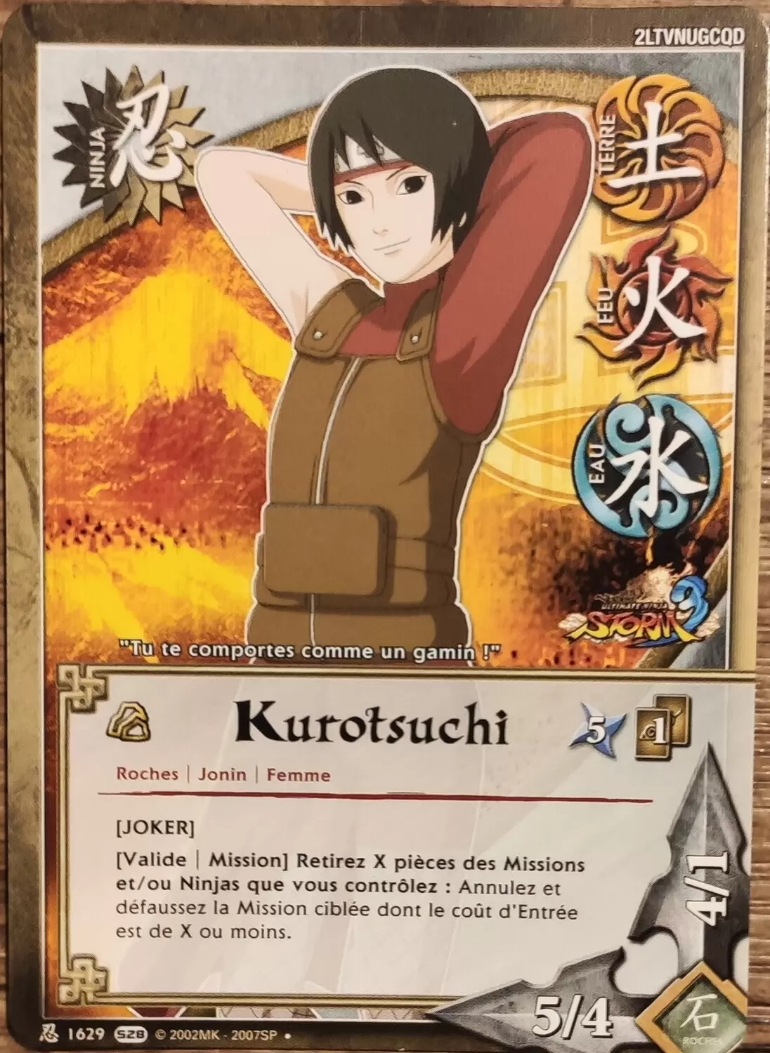 Cartes Naruto Série 28 - Kurotsuchi