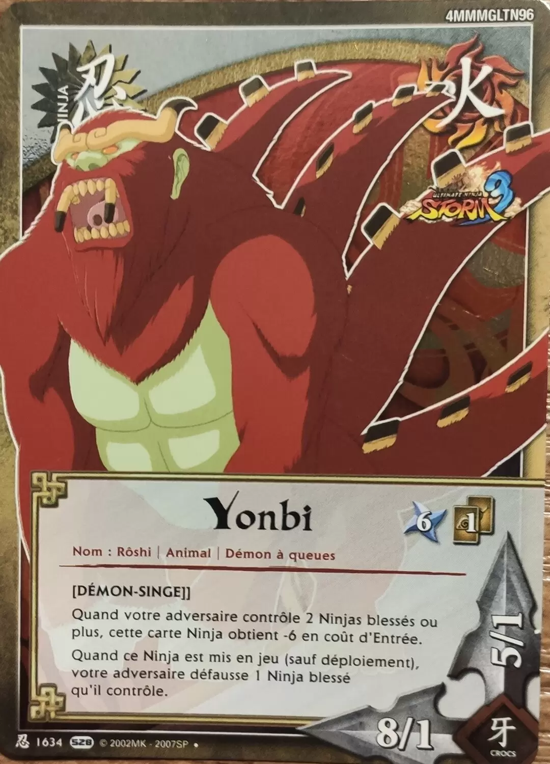 Cartes Naruto Série 28 - Yonbi