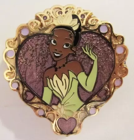 Disney Pins Open Edition - Storybook Princess Hearts Booster Set - Tiana