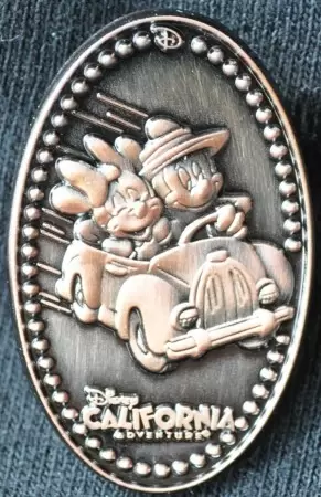 Pressed Pennies - Pressed Penny - Buena Vista Street - Minnie and Mickey Driving