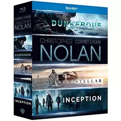 Christopher Nolan-Coffret 3 Films : Inception + Interstellar + Dunkerque