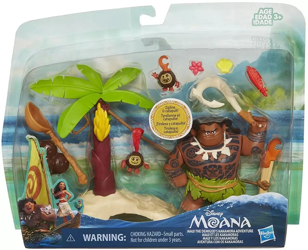 Moana - Hasbro - Maui The Demigod\'s Kakamora Adventure Playset