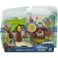 Maui The Demigod's Kakamora Adventure Playset