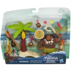 Maui The Demigod's Kakamora Adventure Playset