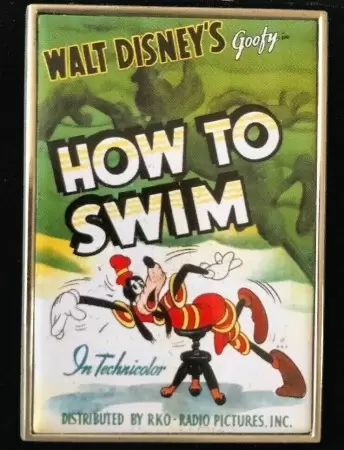 Disney - Pins Open Edition - 12 Months of Magic - Movie Poster - Goofy How To Swim