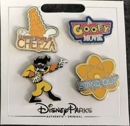 Disney Pins Open Edition - A Goofy Movie 4 Pin Set