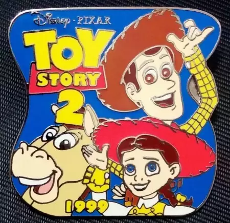 Disney Pins Open Edition - Countdown to the Millennium Series #15 - Toy Story 2 - Woody, Jessie and Bullseye