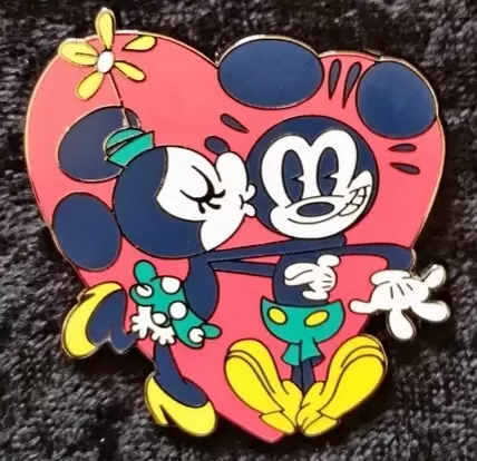 Disney - Pins Open Edition - Mickey Mouse & Minnie Mouse Kissing