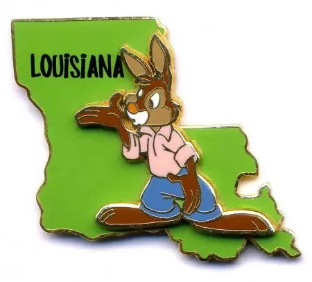 Disney Pins Open Edition - State Character Pins - Louisiana - Brer Rabbit