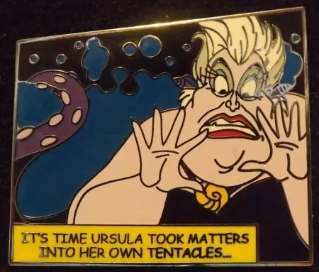 Disney Pins Open Edition - Villains Comic Book Mystery Pin Collection - Ursula