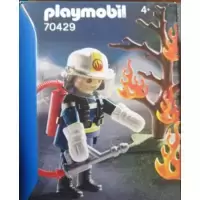 Fire Telescopic Loader - Playmobil Firemen 9465
