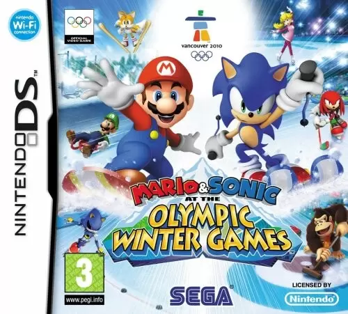 Nintendo DS Games - Mario & Sonic at The Olympic Winter Games