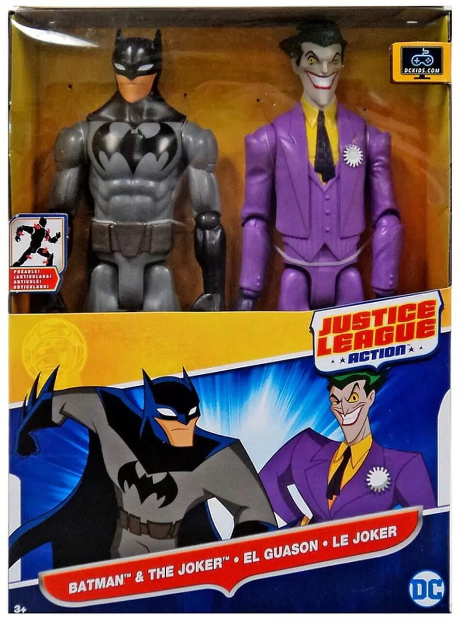 Justice League Action - Batman & The Joker True Moves