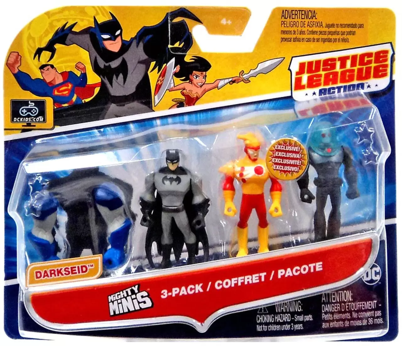 Justice League Action - Mighty Minis Build Darkseid Batman, Firestorm & Mr. Freeze