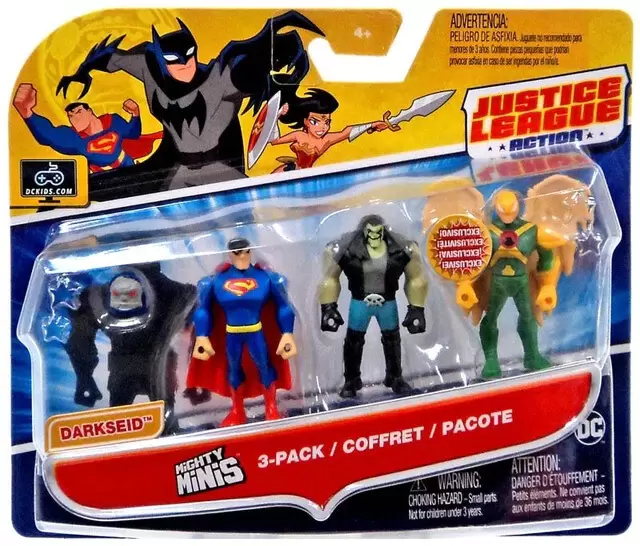Justice League Action - Mighty Minis Build Darkseid Superman, Lobo & Hawkman