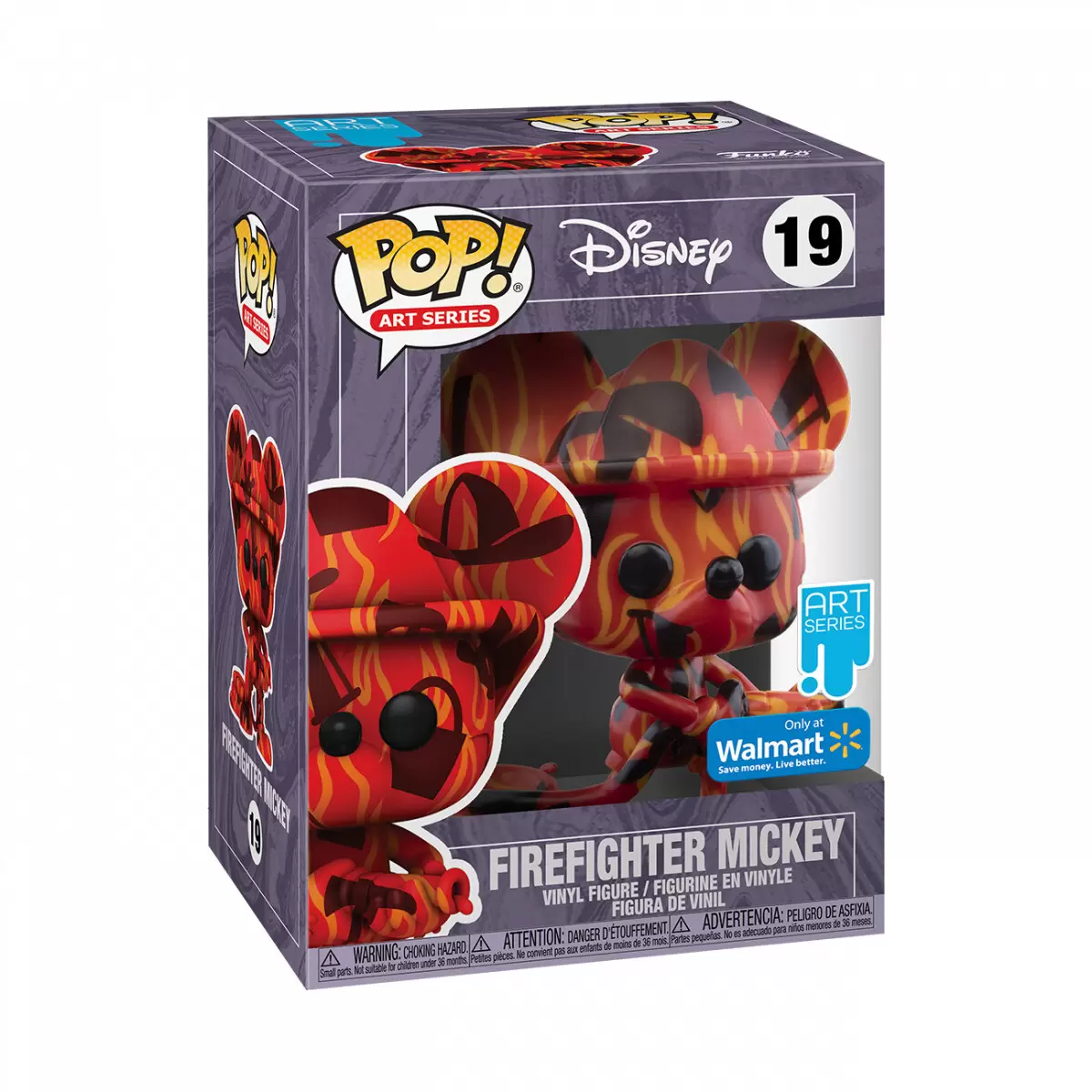 POP! Art Series - Disney - Mickey Firefighter