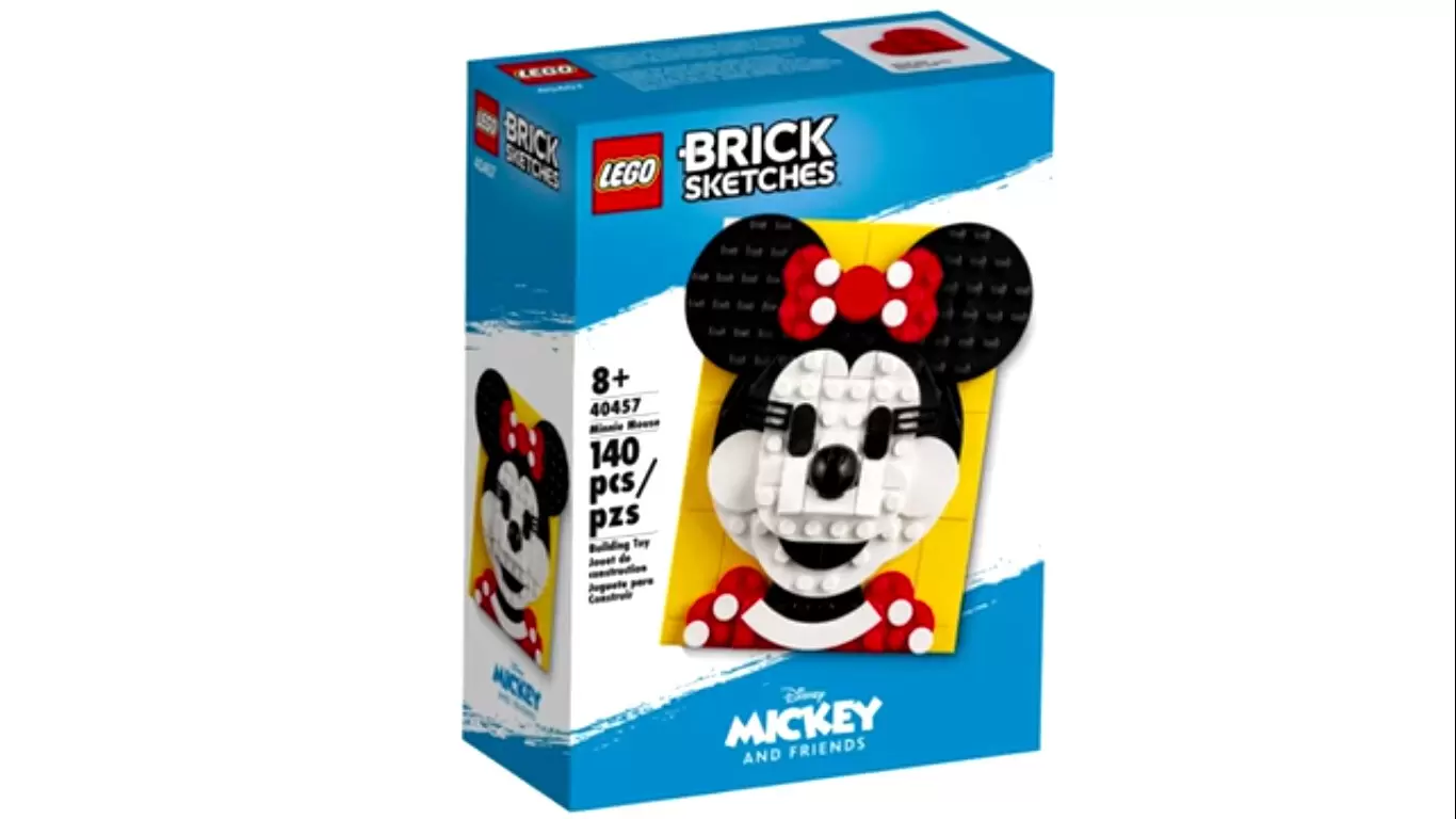 LEGO Brick Sketches - Minnie Mouse