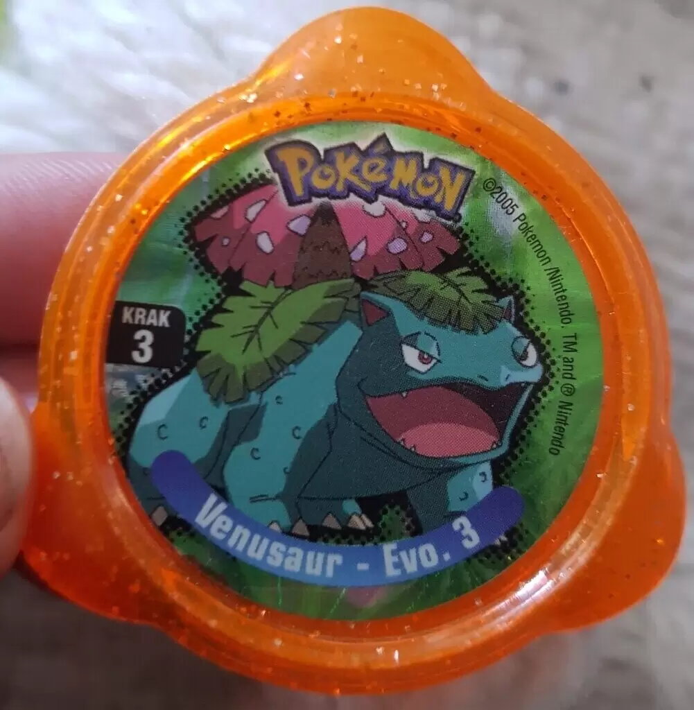 Panini - Kraks Pokémon - Venusaur – Evo. 3 Orange