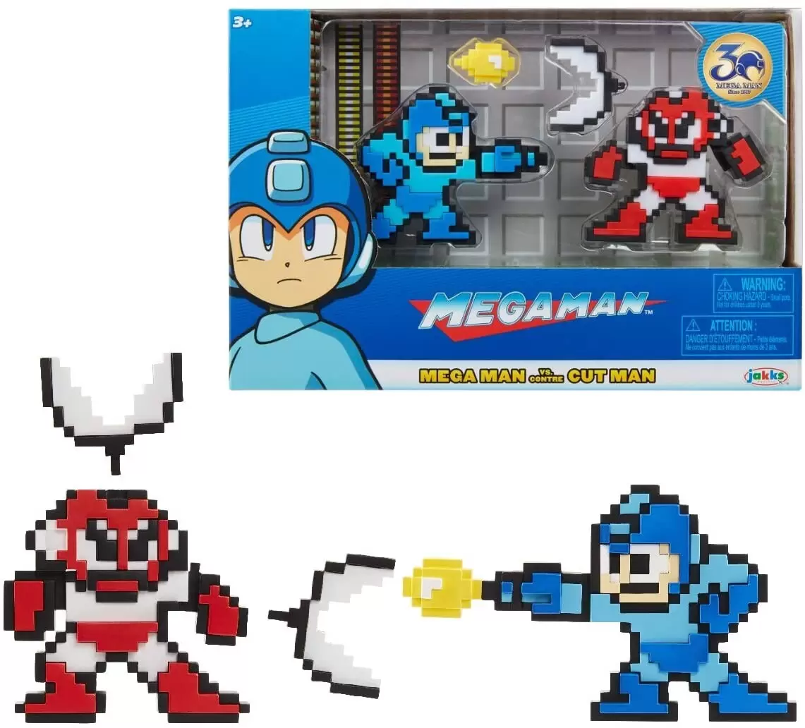 Jakks Pacific Megaman - 30th Anniversary Megaman Vs Cut Man