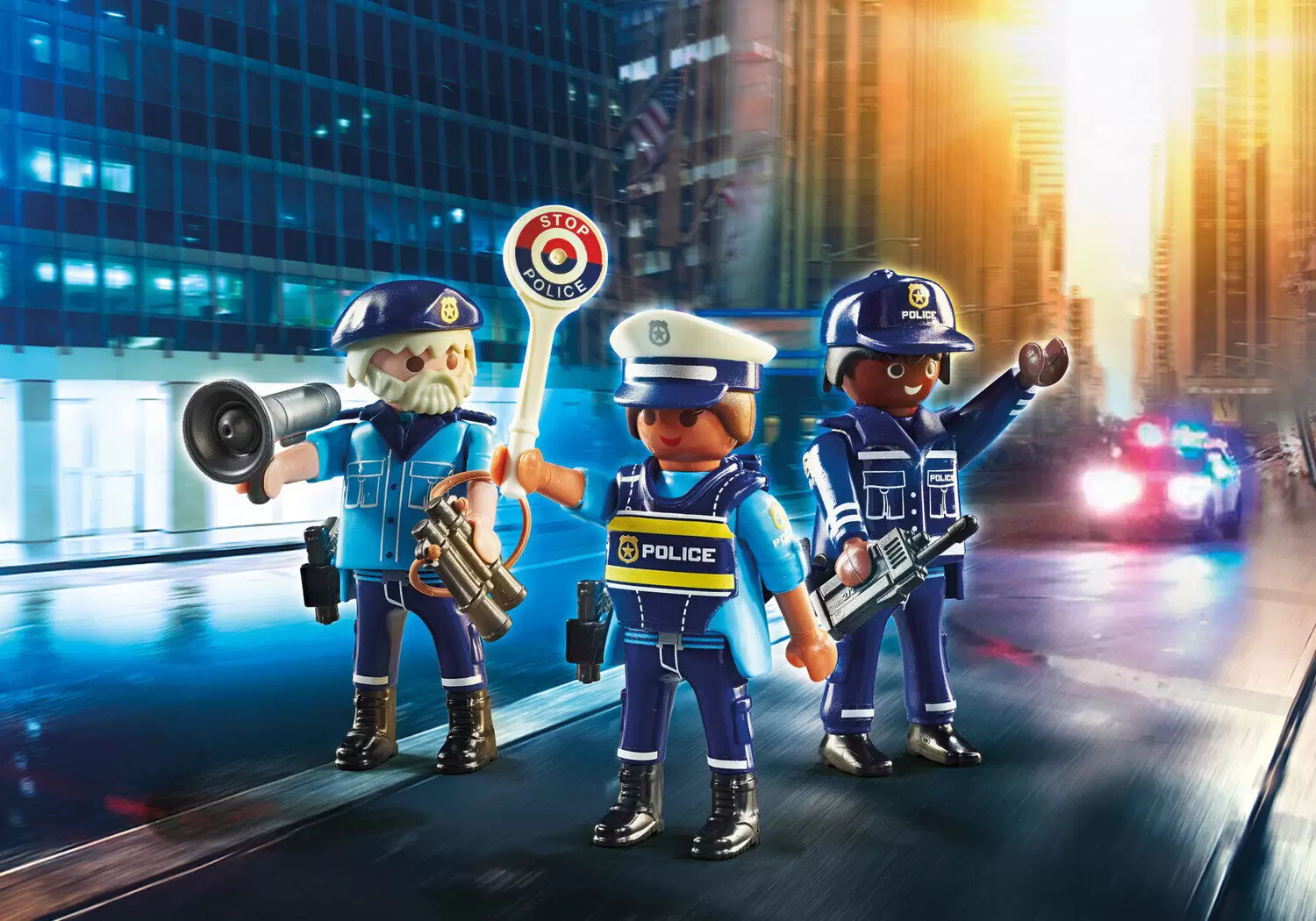 Playmobil Policier - Equipe de Policiers