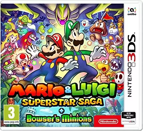 Nintendo 2DS / 3DS Games - Mario and Luigi: Super Star Saga