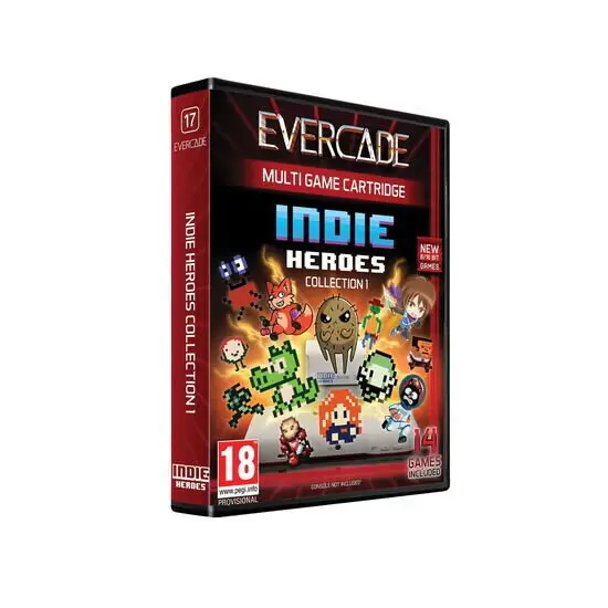 Evercade Games - Indie Heroes Cartidge 1