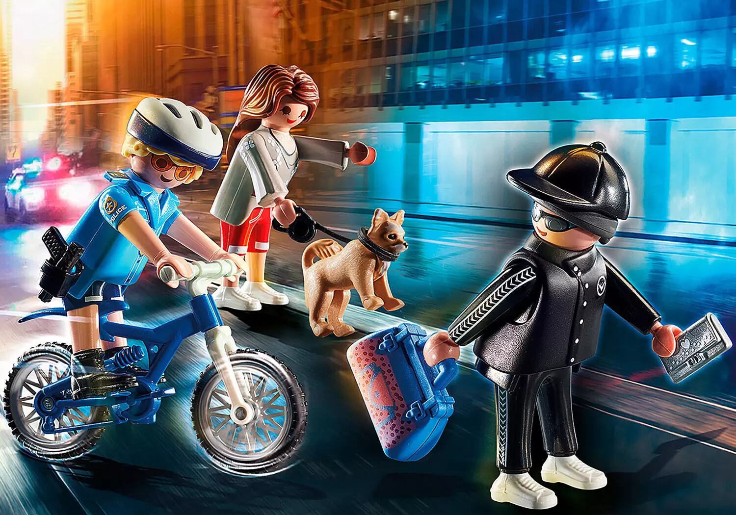 Police Playmobil - Police bicycle after a thief