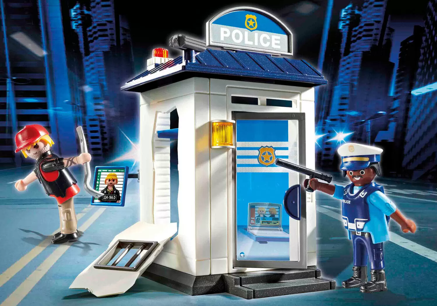 Playmobil Policier - Starter Pack Bureau de police