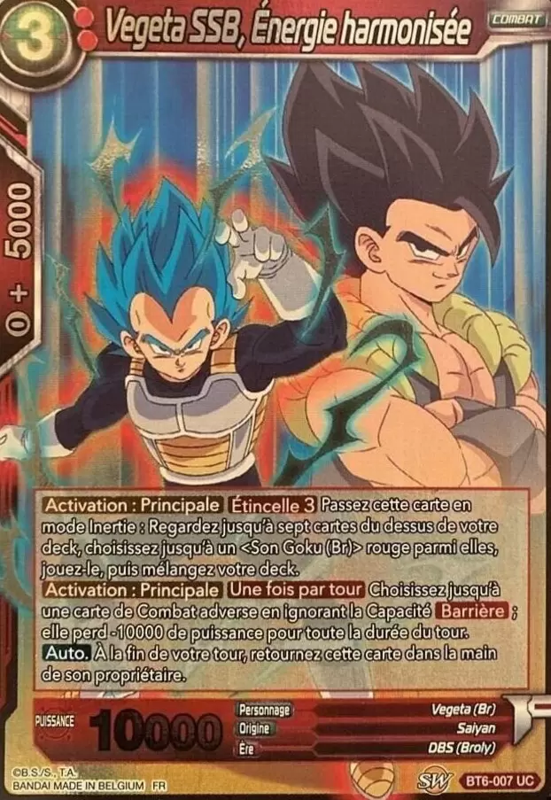 Destroyer Kings [BT6] - Vegeta SSB, Énergie harmonisée Foil