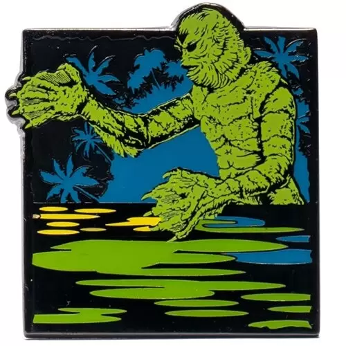 Loungefly and Boxlunch Pins - Universal Monsters 4-Piece Pin Set - The Creature From The Black Lagoon